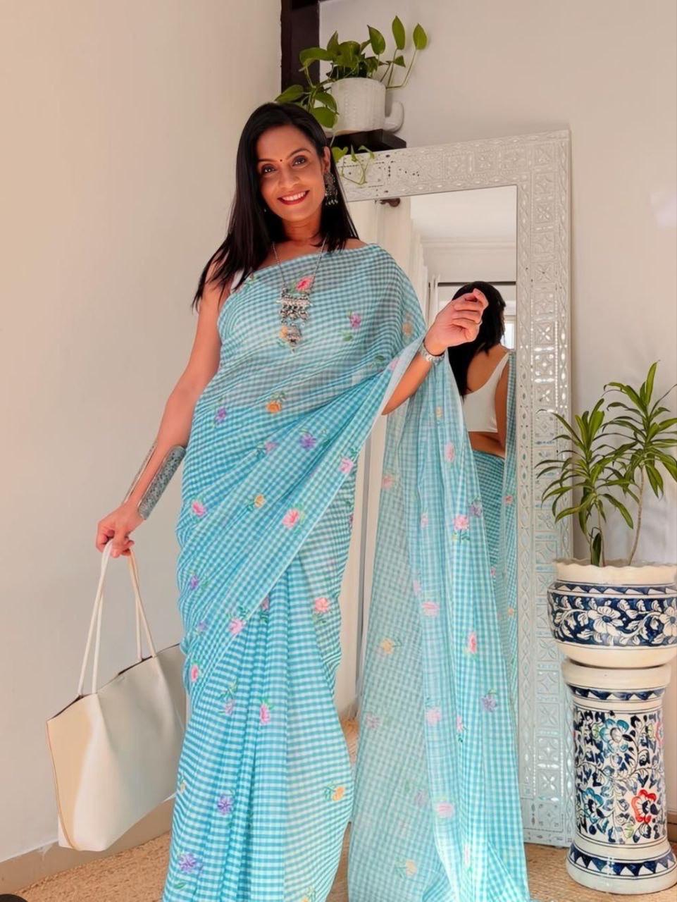Cotton Mix Saree
