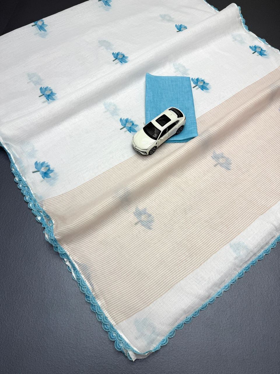Handblock Saree