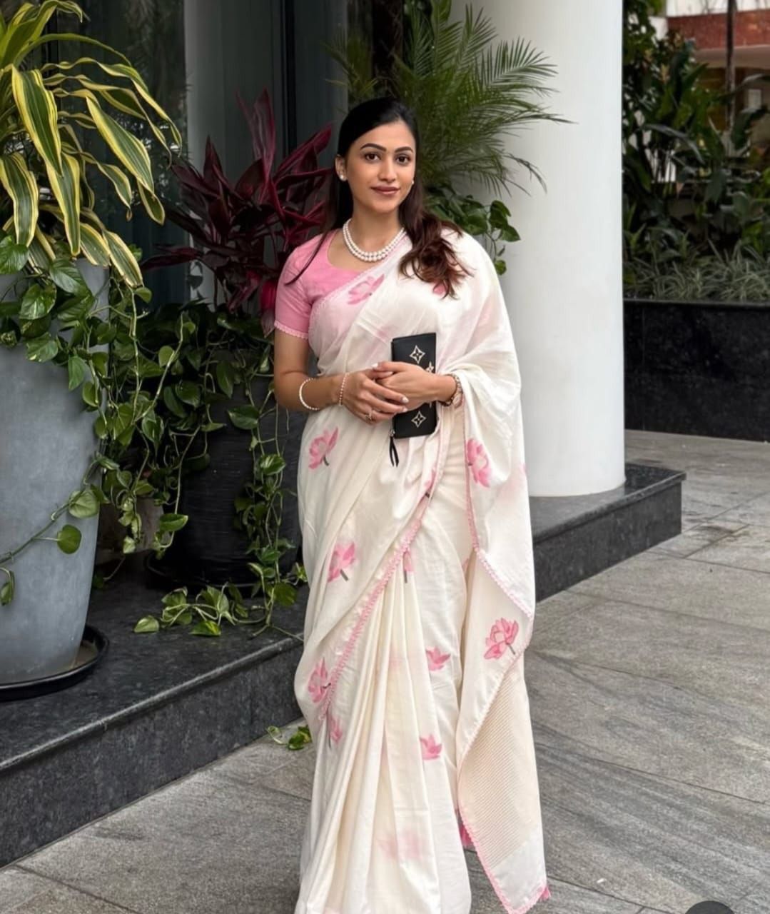 Handblock Saree