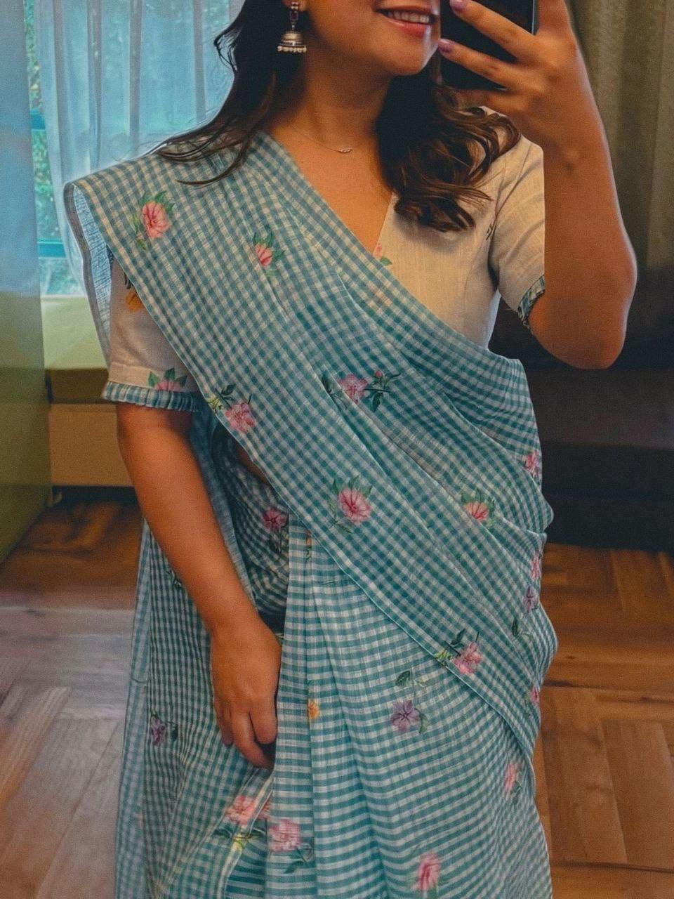 Cotton Mix Saree