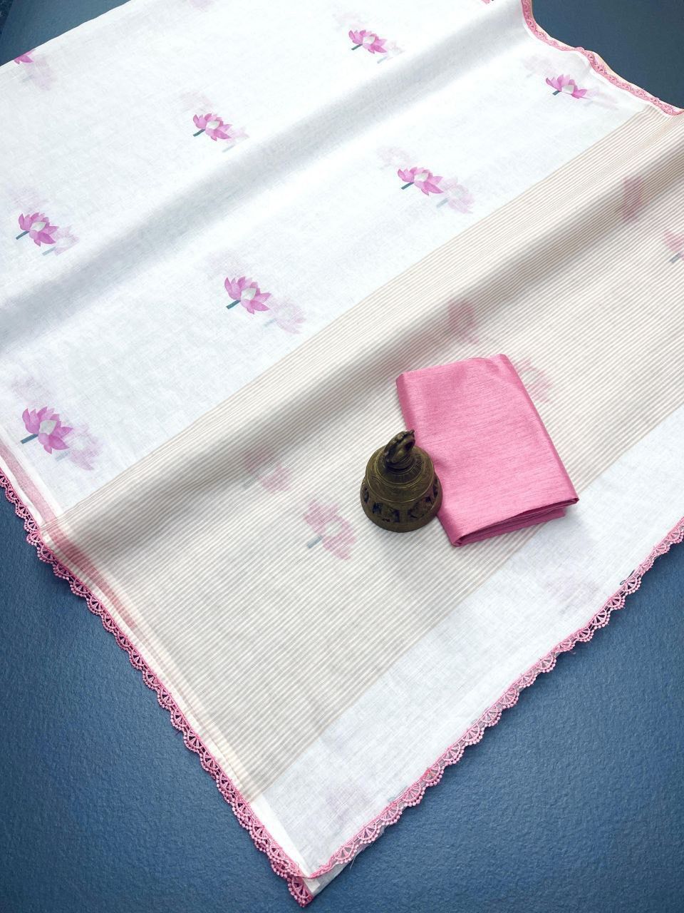 Handblock Saree